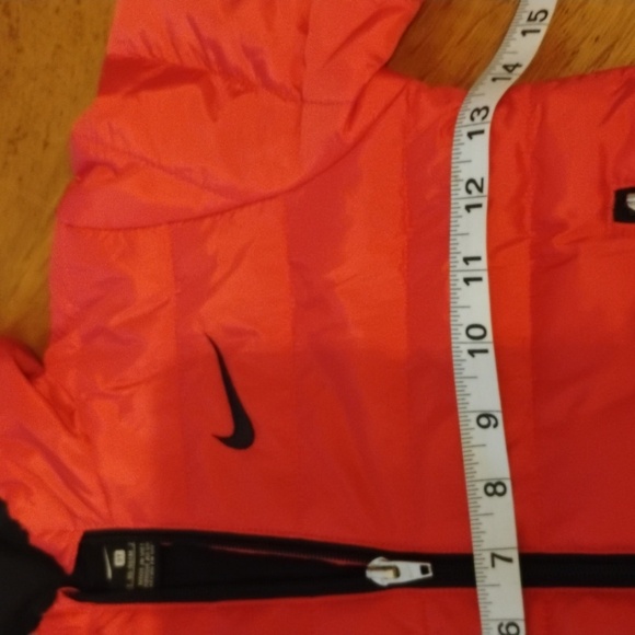 Nike red kids jacket, size 3T. Bright red color, the lighting isn't good here. - Picture 4 of 5